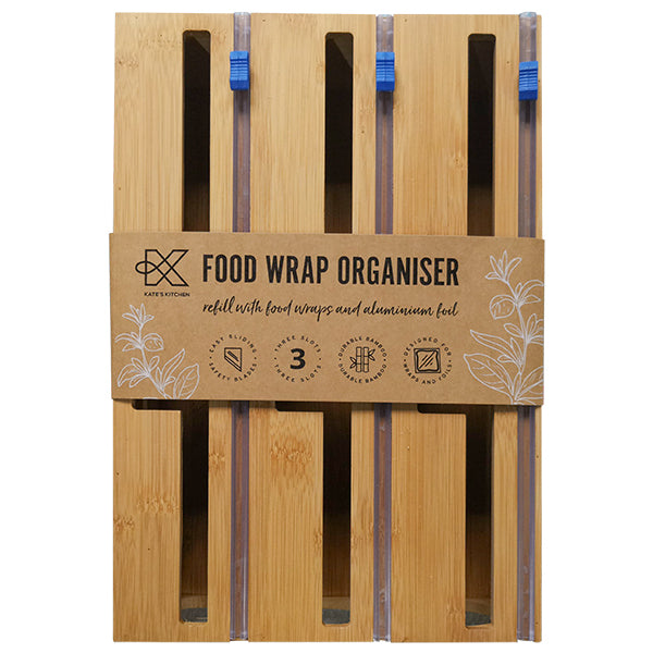 Bamboo Food Wrap Organiser