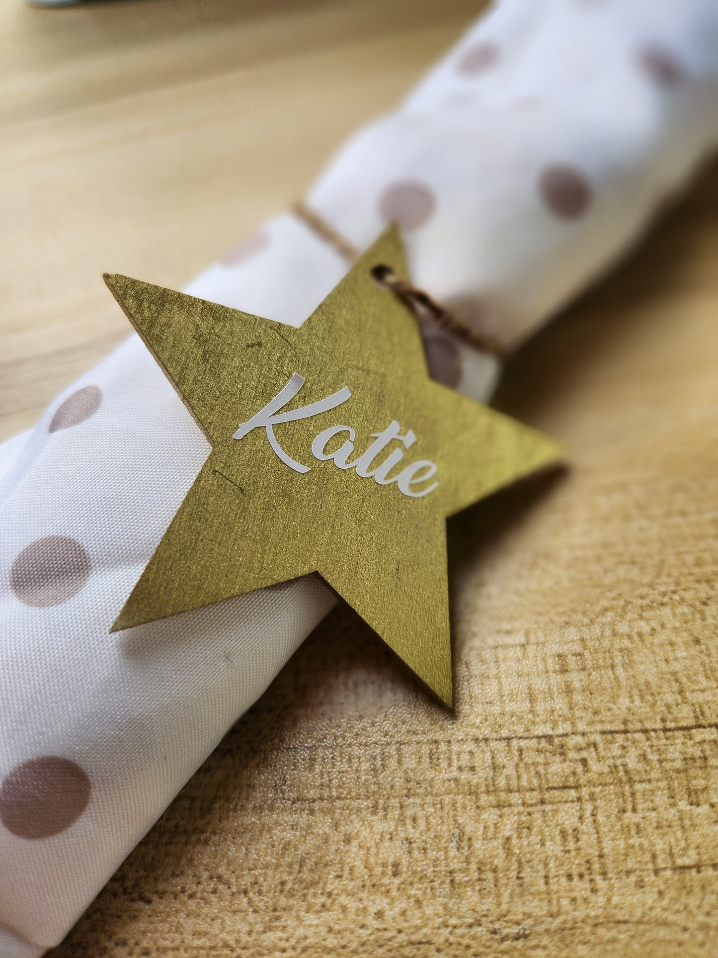 Personalized Star Name Tag