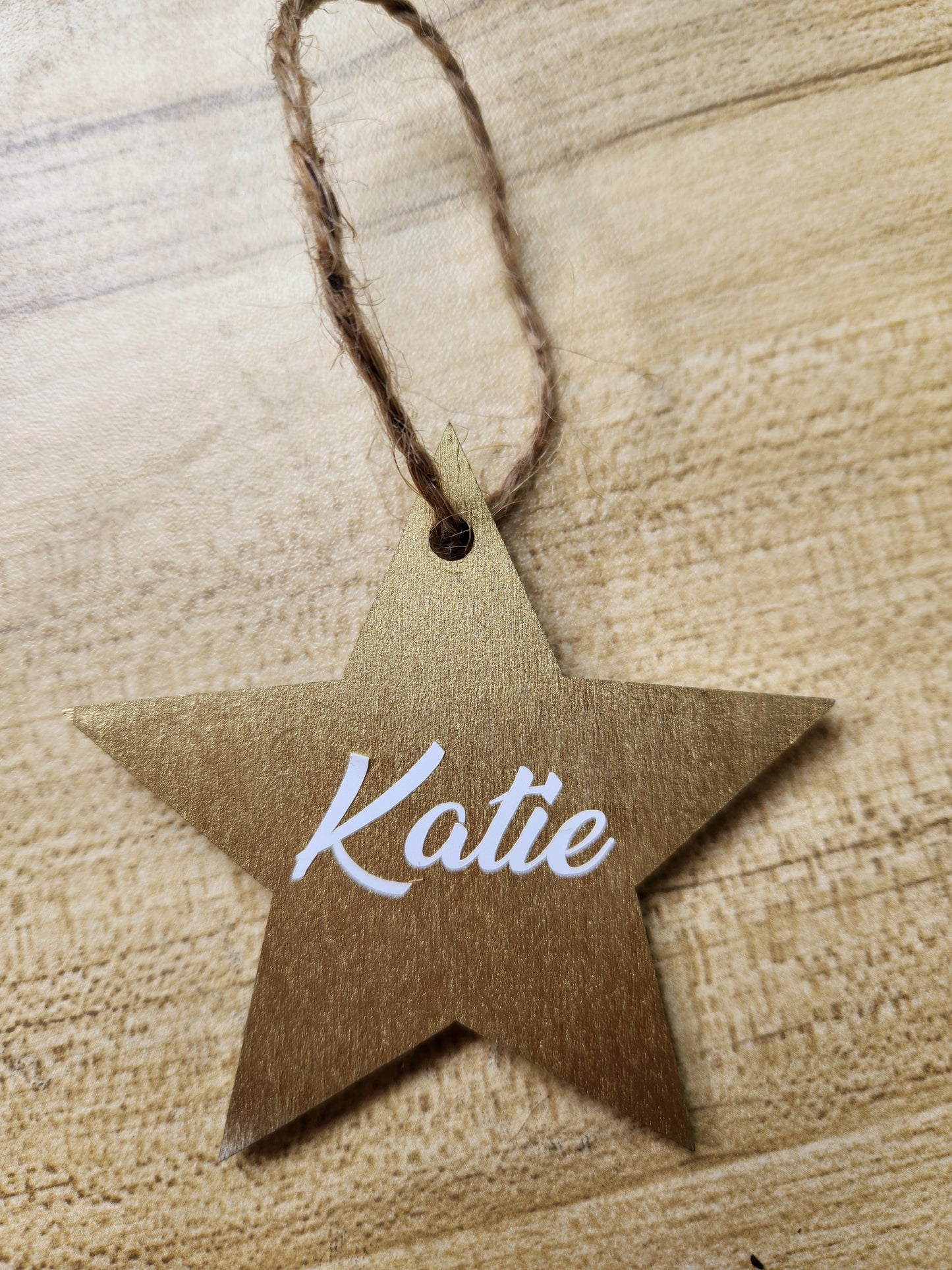 Personalized Star Name Tag