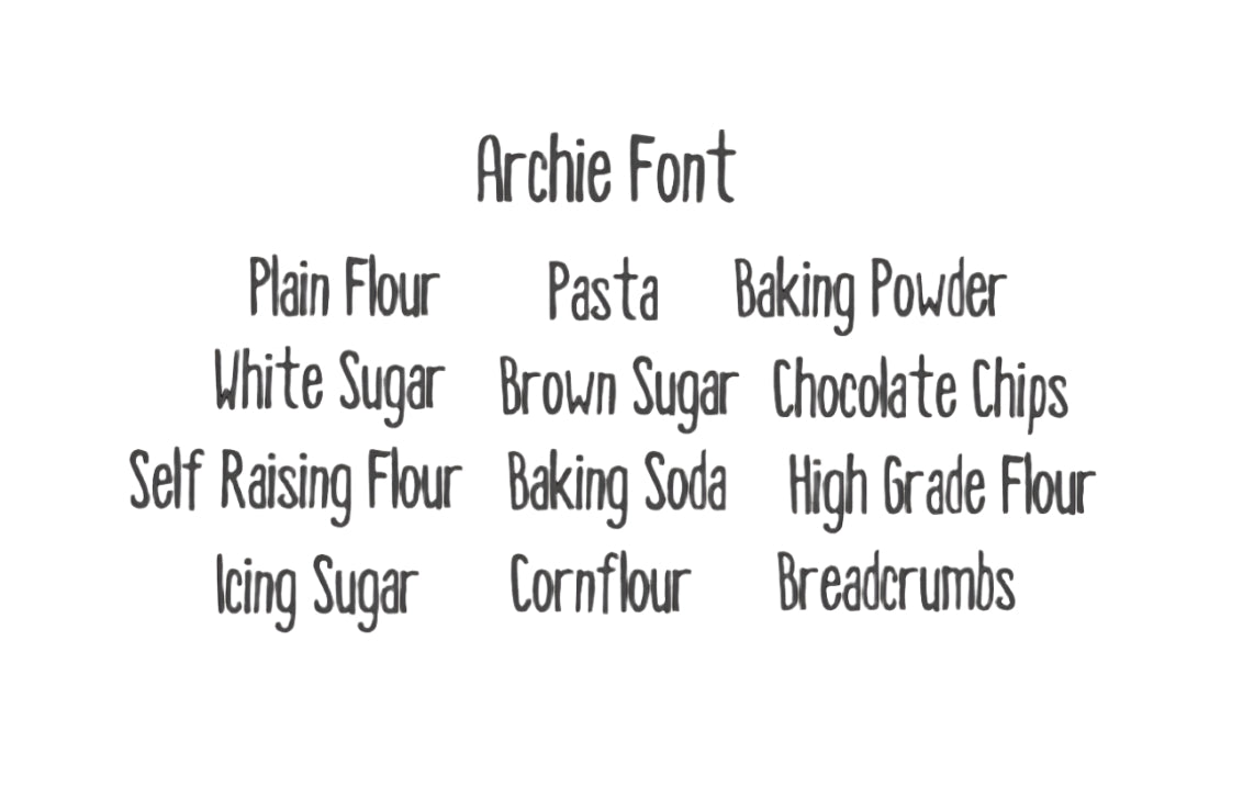 'Pantry Label Set' – Canisters & Storage Containers