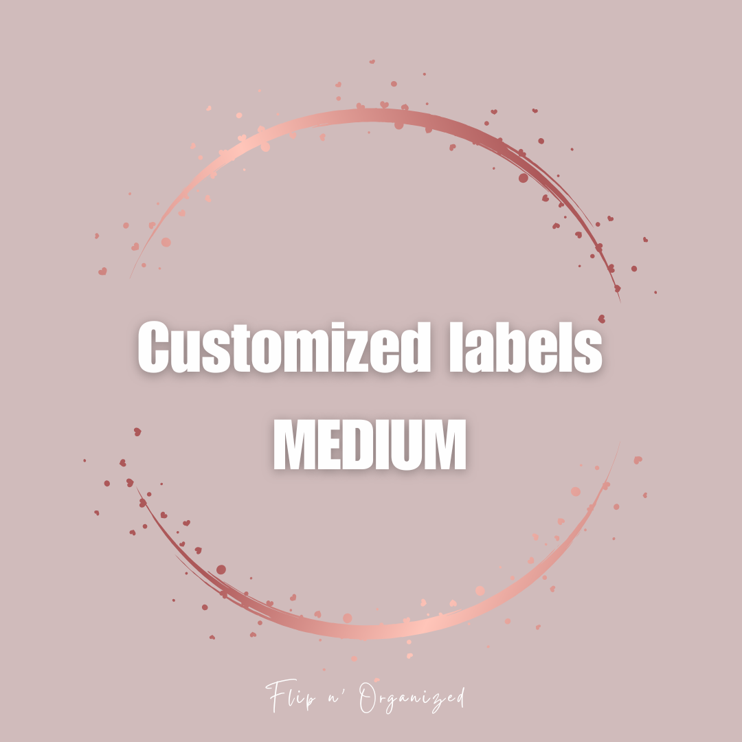Custom Label Packs - Medium