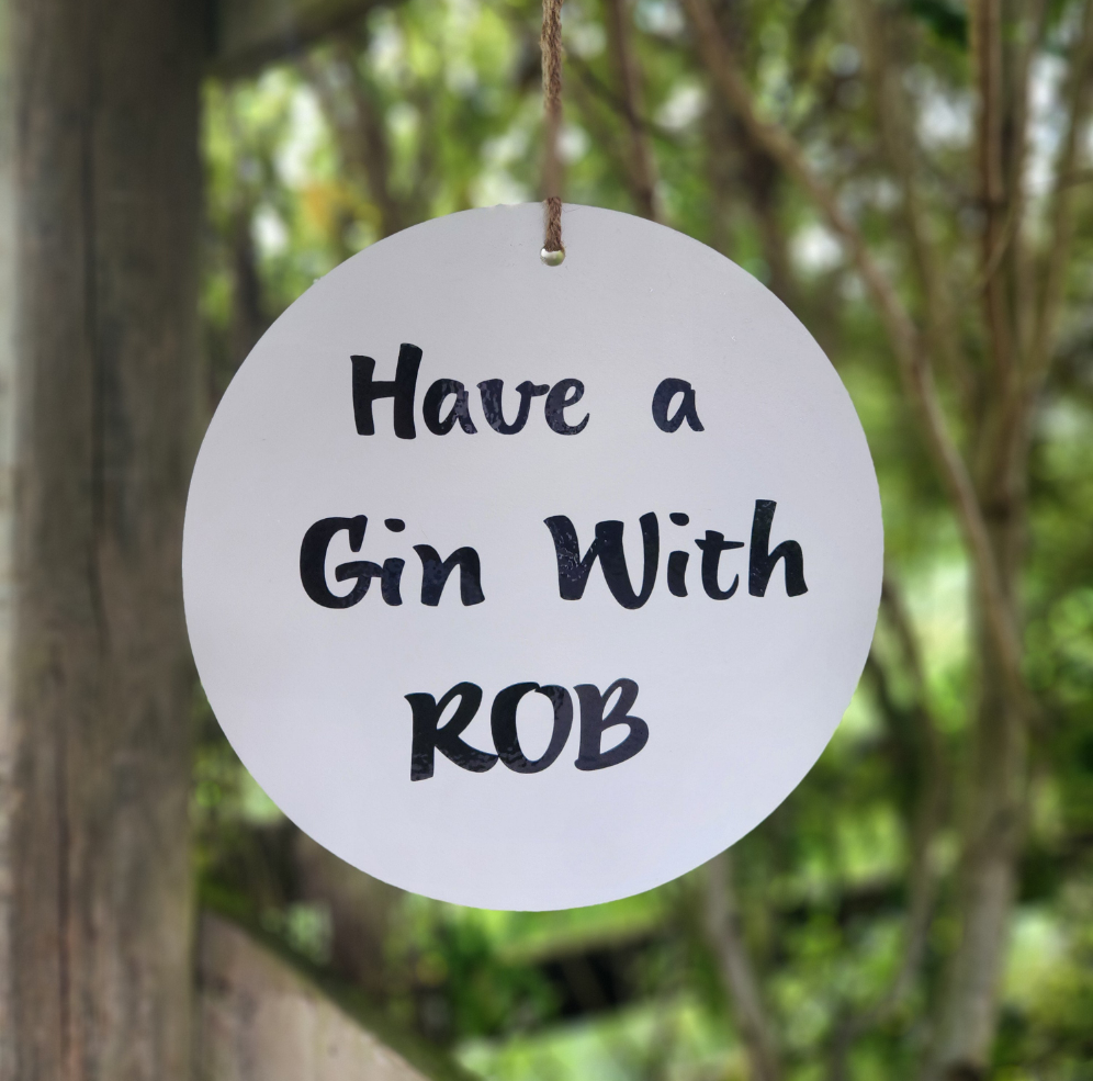 Hanging Personalized Signs - Circle