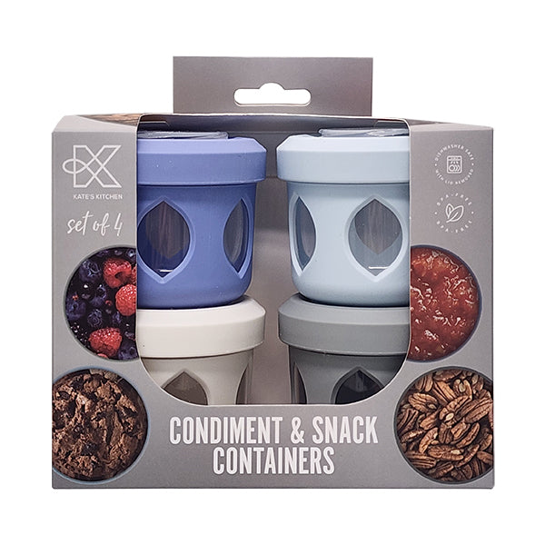 Set of 4 Snack & Store