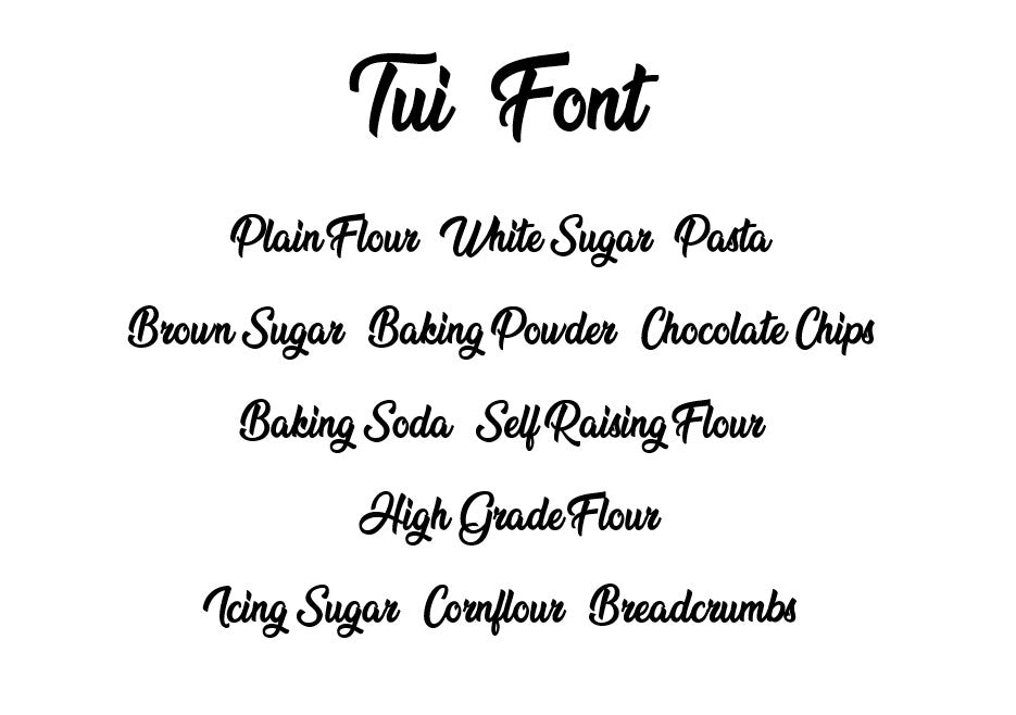 Custom label Single - Small & Medium