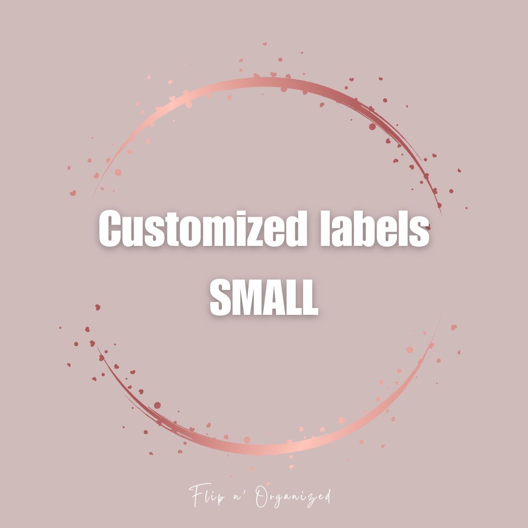 Custom Label Packs - Small