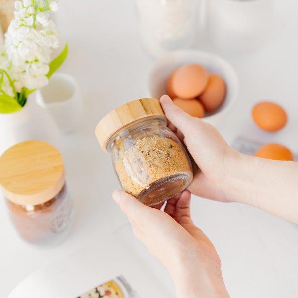 250ml Kates Glass Bamboo Jar