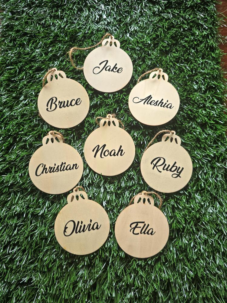 Personalized christmas decorations