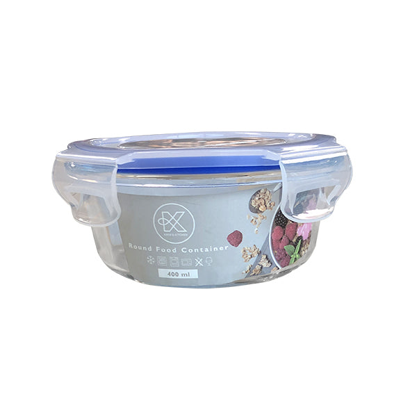 Round Glass Storage Container