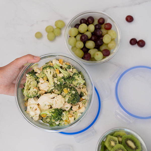 Round Glass Storage Container