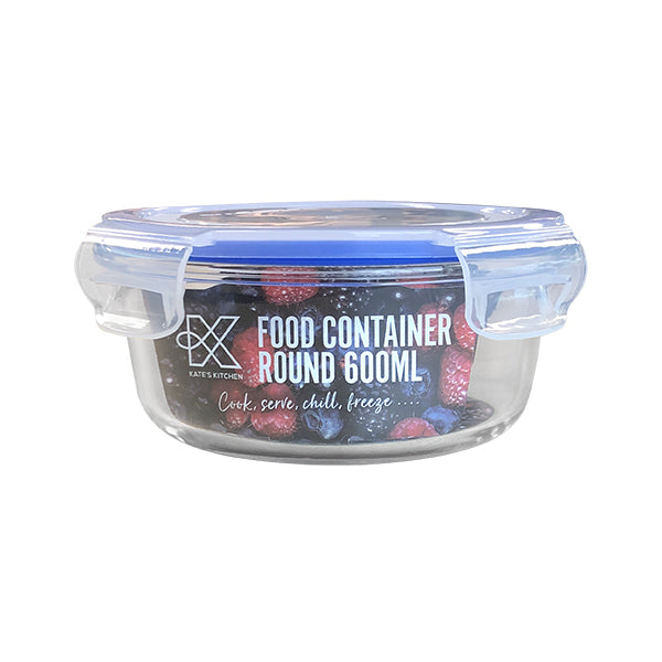 Round Glass Storage Container