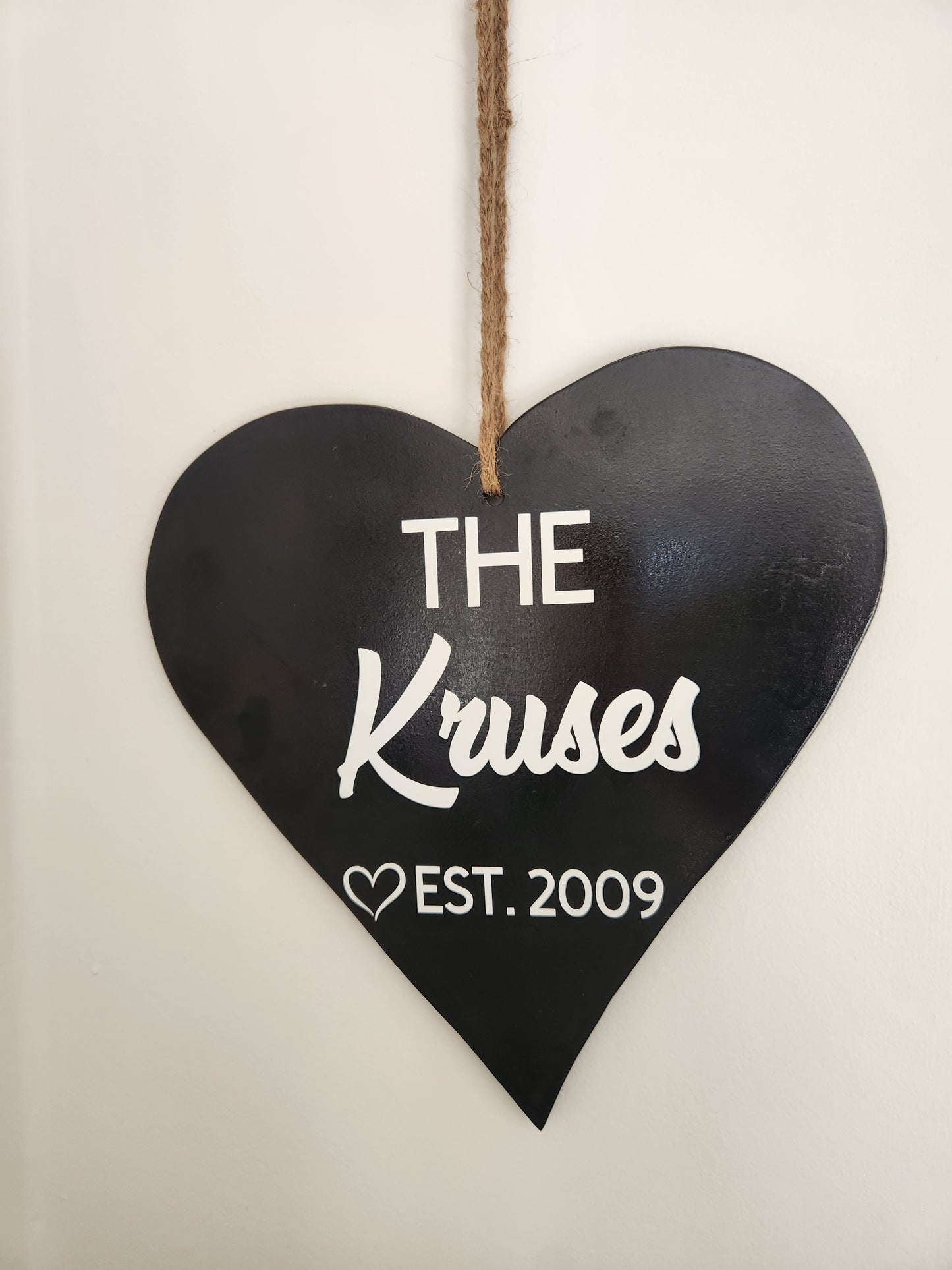 Hanging Personalized Signs - Heart
