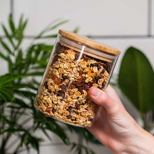 750ml Glass Canister with Bamboo