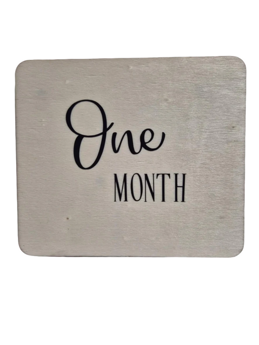 Baby Milestone rectangle set