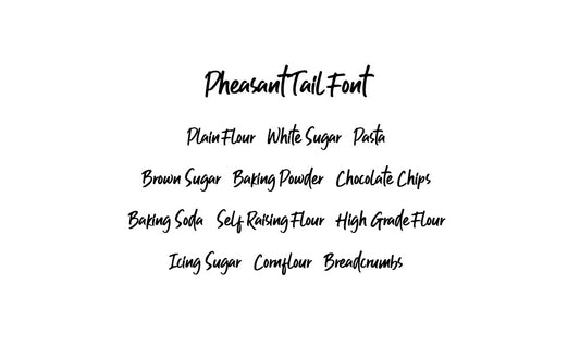 Pantry label starter pack