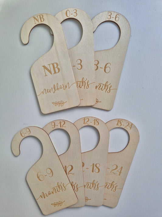 Wooden Baby - Toddler Closet dividers