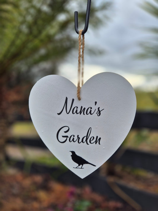 Personalised Heart Sign Small