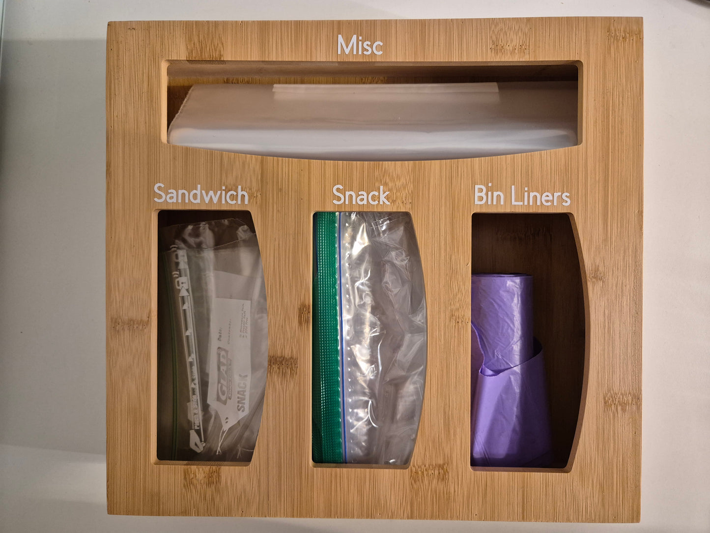 Bamboo Bag Organiser