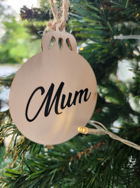 Personalized Christmas Bauble