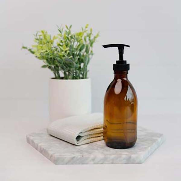 Amber Glass Soap Bottle - 300ml